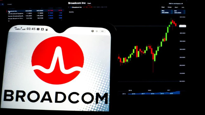 Broadcom, plummeted